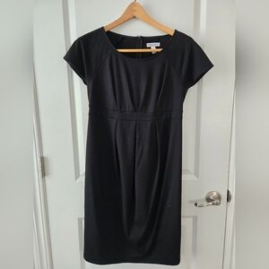 Liz Lange Maternity for Target Classic Black Sheath Midi Dress